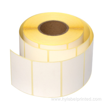 Yellow base thermal label 60x40mm